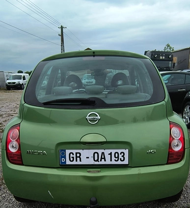 Nissan Micra cena 5500 przebieg: 156363, rok produkcji 2004 z Pabianice małe 22